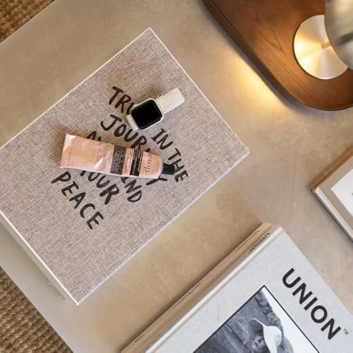 Book Shape Decorative Cable Management Box - Expandable Cable Organizer Box with Magnetic Closure for Home & Office (Dai