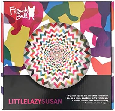 French Bull Lazy Susan Round Rotating Melamine Kitchen Pantry Cabinet Tableware Organizer-Platter, Turntable, Serving, 9
