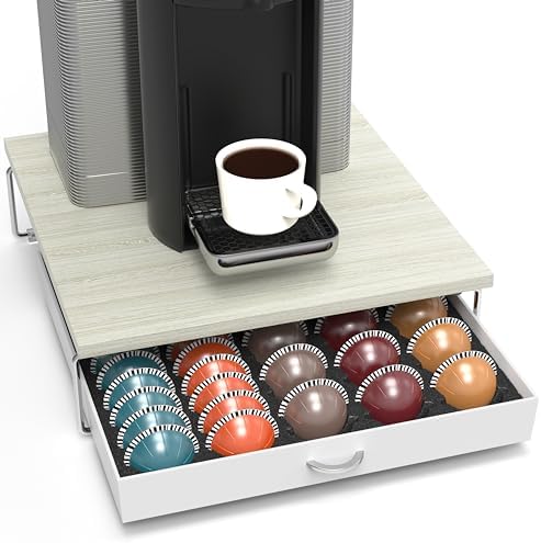 Deco Brothers Vertuo Pod Holder Drawer, Fits 30 Large or 60 Small Capsules