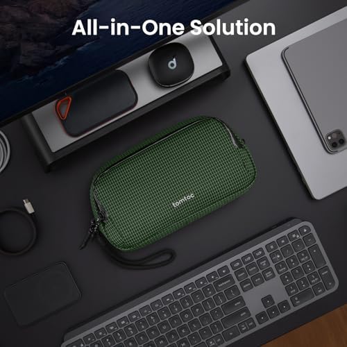 tomtoc Electronic Organizer Travel Case Performance, Dual Compartment Bag
