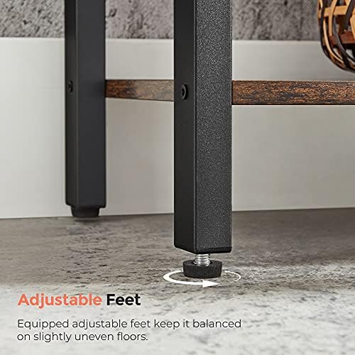 VASAGLE 5 Tier Bookshelf, Free Standing Bookcase Storage Organizer