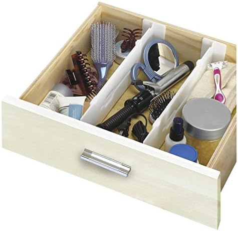 Ybmhome Adjustable Grid Drawer Dividers separators for Kitchen Bathroom Bedroom Dresser Utility Drawer Home Storage and 