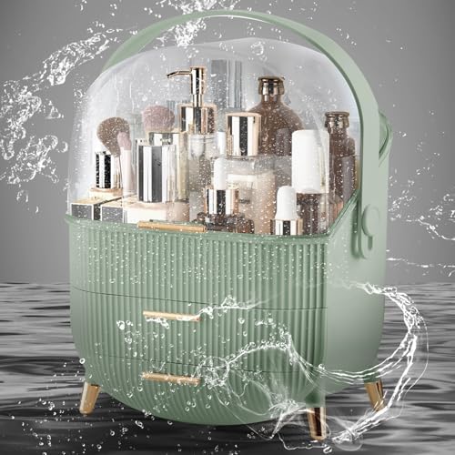 Makeup Organizer for Vanity, Large Capacity Skincare Organizer Countertop
