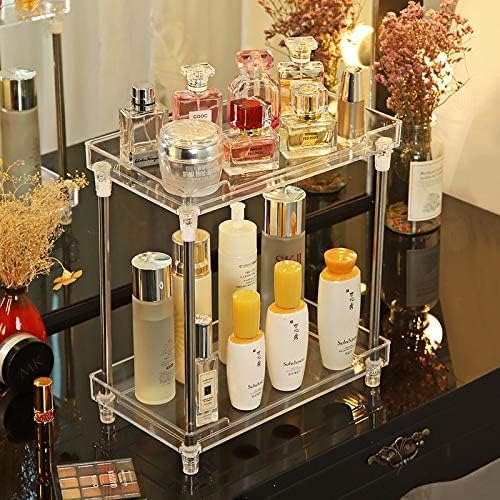 Argox Transparent Bathroom Shelf - Countertop & Sink Storage Organizer