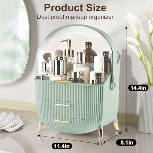 Makeup Organizer for Vanity, Large Capacity Skincare Organizer Countertop