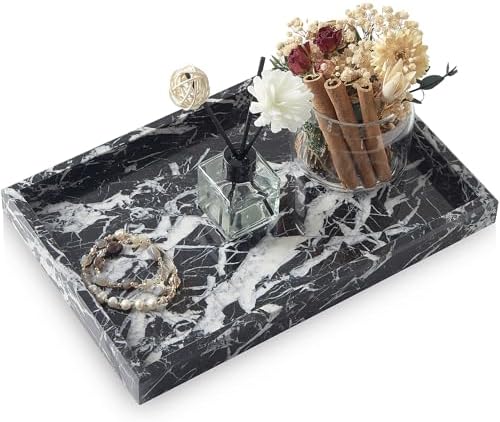 Marble Bathroom Tray,Pure Natural Vanity Tray