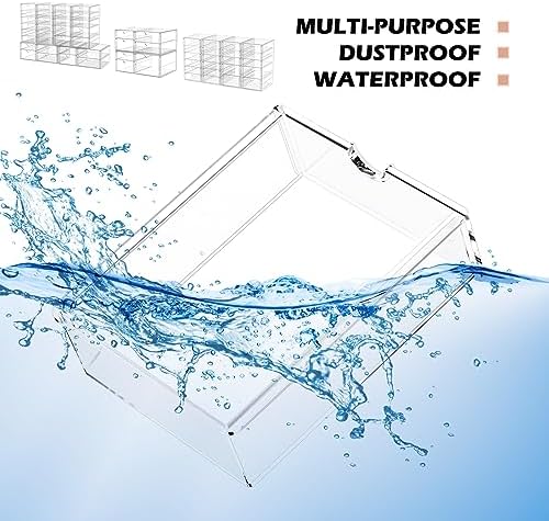 caktraie Acrylic 2-Pack 7-Drawer Makeup & Storage Organizer for Bath,Desk