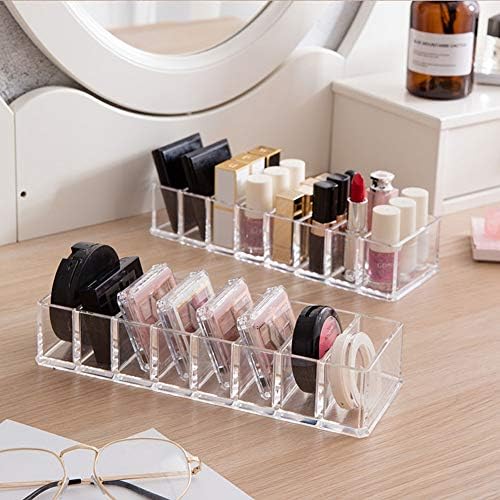 Weiai Clear Acrylic Compact Makeup Organizer Blush Eyeshadow Powder Vanity Holder