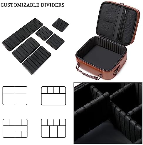 KYALOU Electronics Travel Organizer, Large Electronic Accessories Cable Case with Adjustable Dividers, Waterproof Tech S