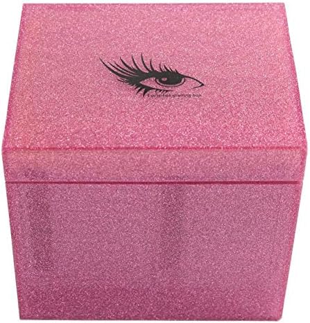 10 Layers Acrylic Eyelash Storage Box,Eyelash Holder Extension Tool,Makeup Organizer False Eyelashes Glue Pallet Holder,