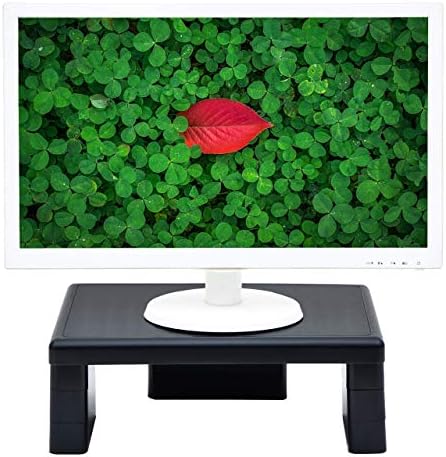 DAC STAX Monitor Riser, Ultra-Sturdy Adjustable Desktop Computer Monitor Stand, Supports up to 66 Pounds, Medium Size