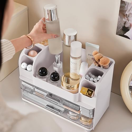 Makeup Organizer,Perfect Bathroom Skincare Organizer,Cosmetic Display Case