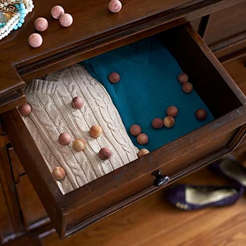 CedarFresh 17840-1 Red Cedar Wood Balls | Freshen and Protect Closets | 48-Pack