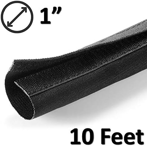 Electriduct 1" Hook and Loop Side Entry Hose and Cable Sleeve - 25 Feet