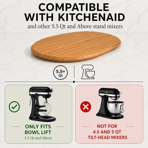 Ibyx Mixer Slider - Sliding Tray Compatible with KitchenAid - 5.5 Qt Models