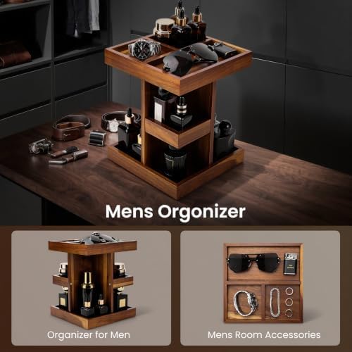 EXIN DECHEN Cologne Organizer for Men,Cologne Stand,Birthday Gifts for Men