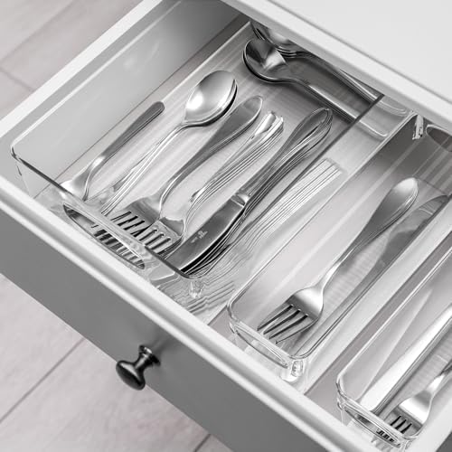 Sorbus Fridge Organizers and Storage, Clear Bins (Small, 10 Pack)
