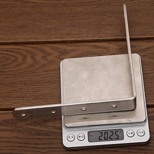 WEBI L Brackets Corner Bracket,90 Degree Stainless Steel Corner Brace- 8 Packs 4 mm Thick 6" X 6",Heavy Duty Shelf Brack