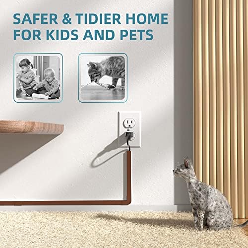 Wire Hider, 157in Delamu Cord Hider Wall, Paintable Wire Covers for Cords, TV Cable Hider Wall Kit, Cable Covers Raceway