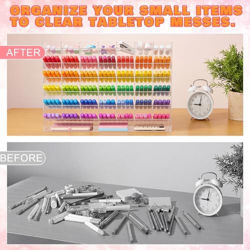 MotiMind Acrylic Pen and Marker Organizer for 520 Markers