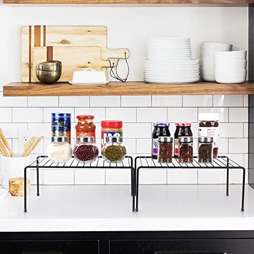 Medium (13.1 x 10.2 Inch) Cabinet Storage Shelf Rack , Kitchen Shelves，Kitchen Counter and Cabinet Shelf, Storage Rack O