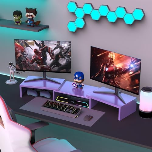 Dual Monitor Stand Riser