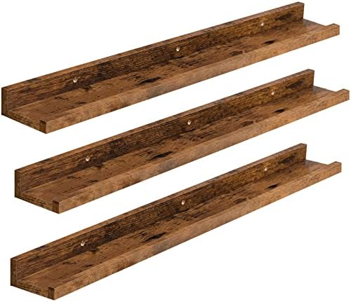 HOOBRO Floating Shelves, Wall Shelf Set of 3, 35.4 Inches Hanging Shelf