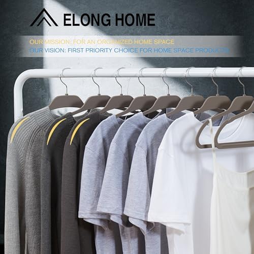 Plastic Hangers for Clothes, Upgraded Rubber Non Slip Clothes Hangers, Non Velvet Durable Clothing Hangers, 15.7 Inches for Adults Clothes, Gray, 20 Pack