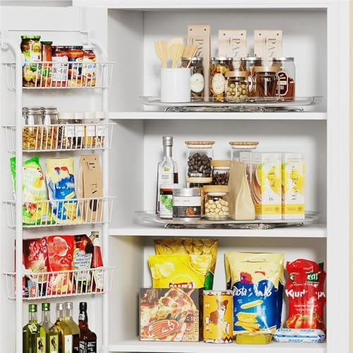 LAMU Lazy Susan Organizer Turntable 15.67''x11.7'' for Refrigerator Organizers and Storage, Fridge Organizer, Condiment 