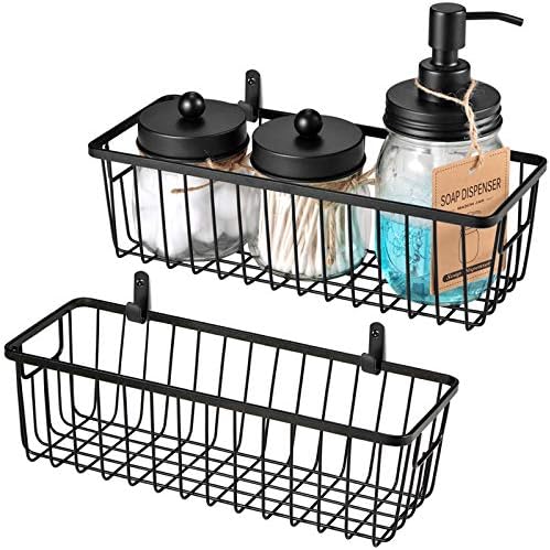 SheeChung Metal Wire Basket, Small Storage Baskets for Bathroom Kitchen