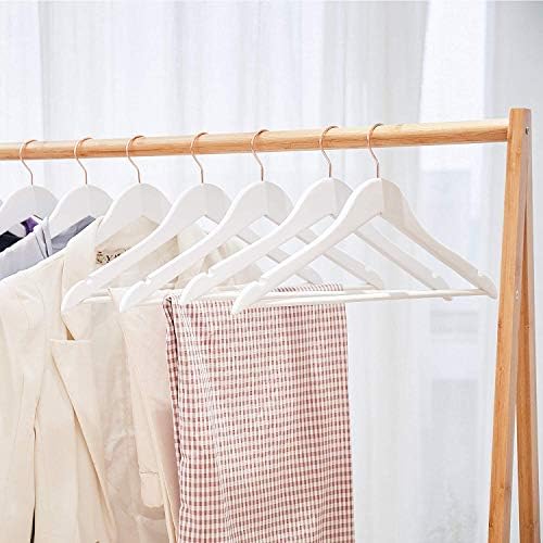 Lotus Wooden Hangers, Solid Wood Shirt Hangers, Dress Coat Jacket Clothes Hangers, With Extra Smooth Finish, 360 Degree 