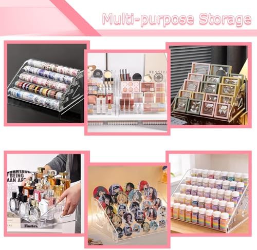 5-Tier Display Stand Rack, 2 Pack Nail Polish Organizer