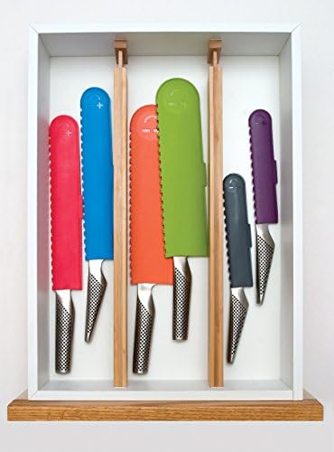 Lipper International Bamboo Kitchen Drawer Dividers, Set of 2