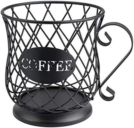 TreeLen K Cup Holder Coffee Pod Holders for 35 Kcups Keurig Storage Organizer Coffee Bar Accessories for Counter - Matte