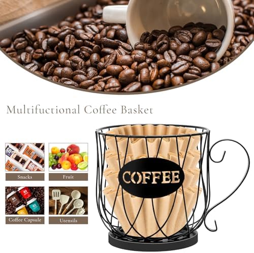 Coffee Pod Holders for K Cups, Basket for Coffee Pods for Counter