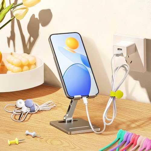 Magnetic Cable Ties – Reusable Silicone Magnetic Cord Organizers for Bundling, Fridge Clips, Book Markers & More – Assor