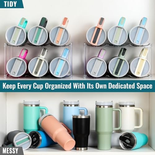 Premium Water Bottle Organizer for Stanley 40OZ & Various Bottles, Tumblers