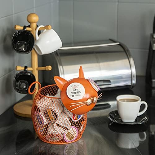 Made Easy Kit Coffee Pod Organizer - Home Coffee Bar Functional Décor - Café Station Countertop Storage Accessories (Pin