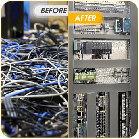 Cable Raceway, 95" Open Slot Cable Management Kit with Upgraded Snap Structure,Wire Cover Cord Hider for Under Desk&Indu