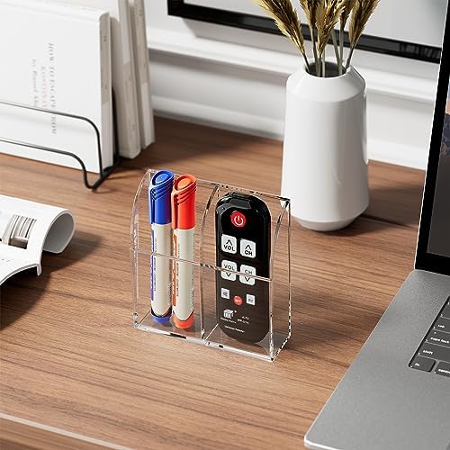 MaxGear Wall Marker Holder & Remote Control Organizer 2-Compartment