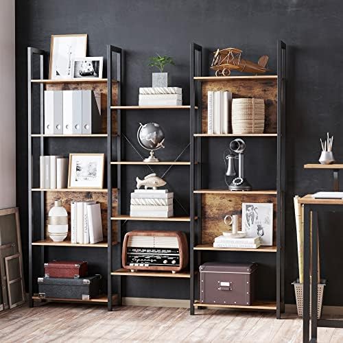 VASAGLE 5 Tier Bookshelf, Free Standing Bookcase Storage Organizer