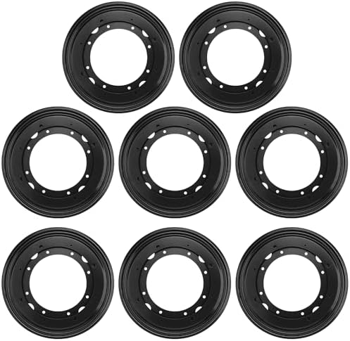 8 PCS 9 Inch Black Lazy Susan Turntable Bearing Plate, Lazy Susan Bearings Base, Lazy Susan Hardware, Easy Installation,
