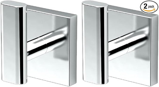 Gatco 4055 Elevate Robe Hook, Chrome, Single Hook (Pack of 2)