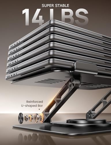 Lamicall Aluminum Laptop Stand for Desk for MacBook Neo Air Pro 10-17.3''