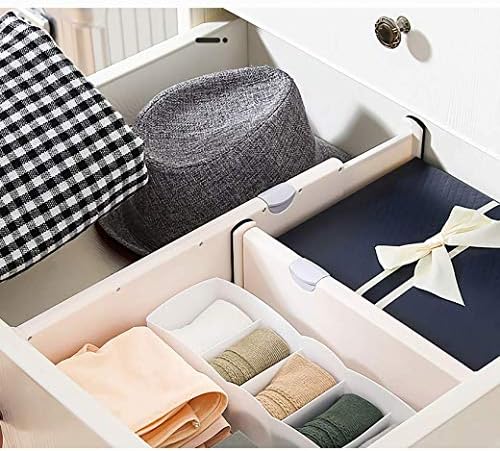 Drawer Dividers Set of 4, Adjustable 11"-17.3" Drawer Organizers, Expandable Dresser Drawer Separators Organizer Dividers for clothes, Kitchen, Drawer, Bathroom, Bedroom, Office