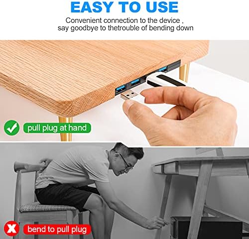 Wood Riser Monitor Stand with USB Ports Computer Stand w/Slot for Tablet & Cellphone Computer Riser w/Big Storage, Dual 