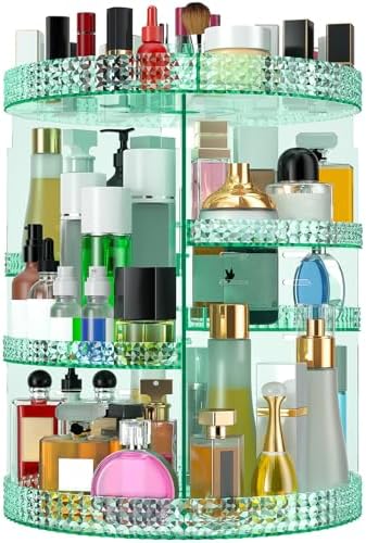 360 Degree Rotating Makeup Organizer, Extra Large Capacity Organizador De Maquillaje, Removable DIY 7 Layers Cosmetics O