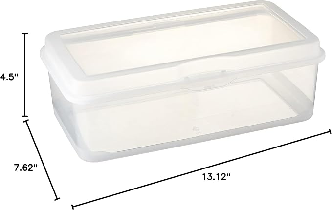 18058606 Storage Box Flip 13 1/8" L x 7 5/8" W x 4 1/2" H