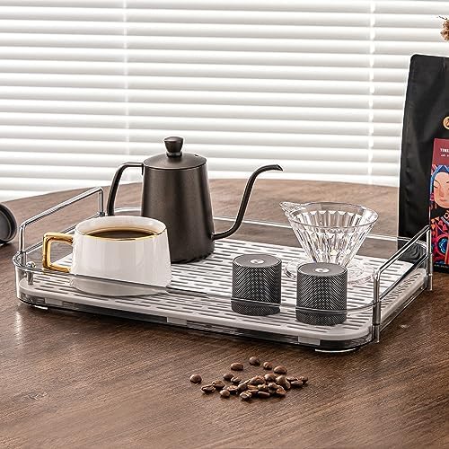 Coffee Bar Accessories,Station Organizers,Large Capacity Storage with Drain Board,Whisky Tray,Mug Tea Cup Holder Coffee 
