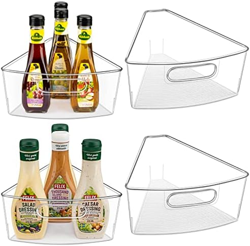 JEISSLIA Lazy Susan Cabinet Organizer Bins for 26"/ 28"/ 32" Diameter